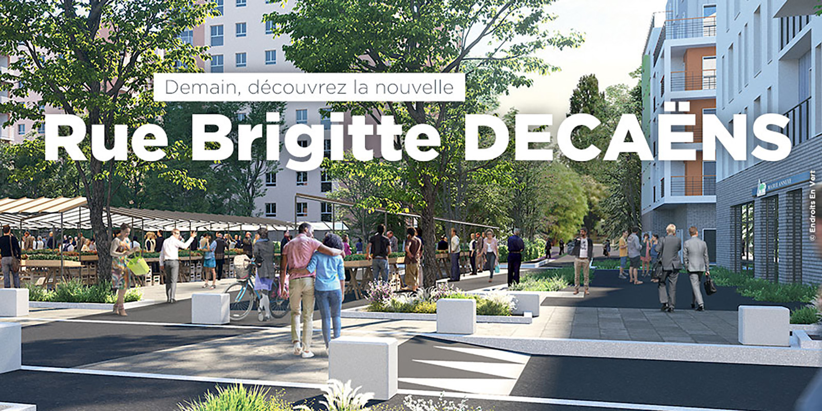 Rue Brigitte DECAËNS dénomination