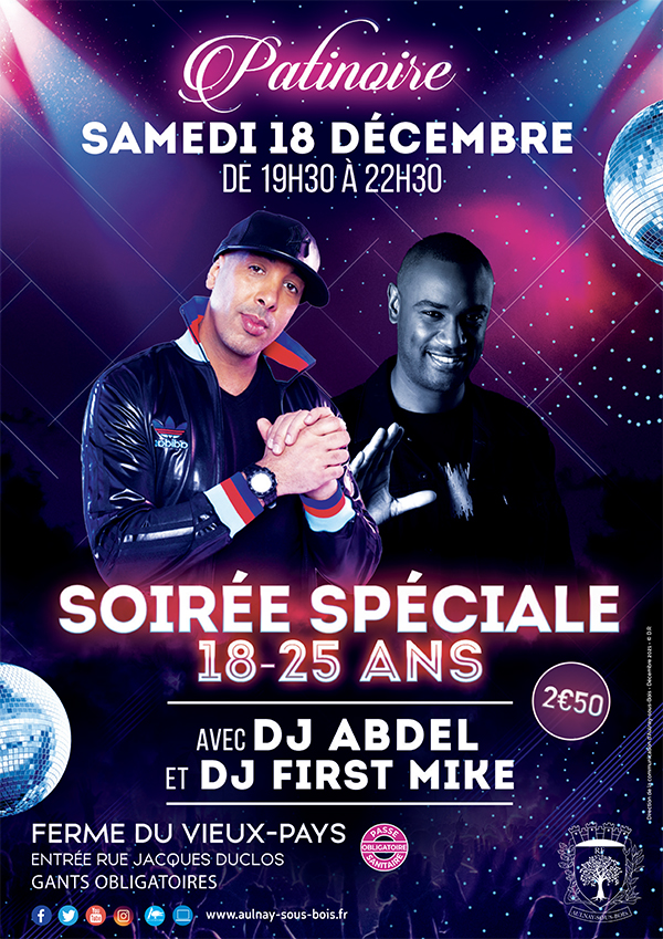 Soirée patinoire pour les 18-25 ans - Samedi 18 décembre 2021
