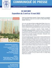 93 SUR MER Exposition du 2 avril au 15 mai 2022