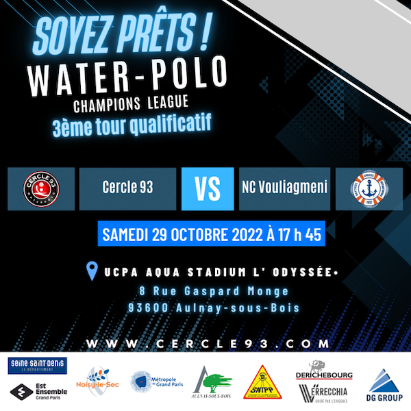 Match Waterpolo samedi 29 octobre 2022