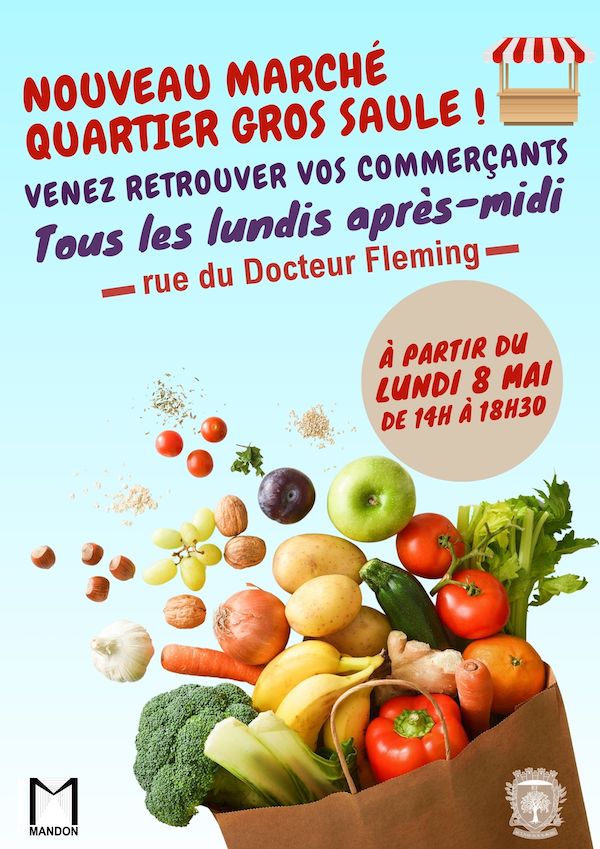 Nouveau marché quartier gros saule