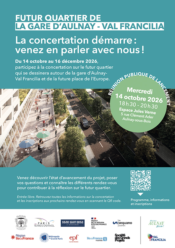 Val francilia - Concertation du 14 octobre au 16 décembre 2026