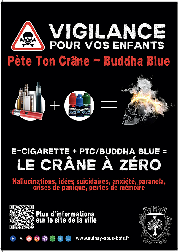 Vigilance pour vos enfants : Pète ton crane/ Buddha Blue