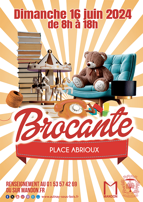 Brocante place abrioux juin 2024