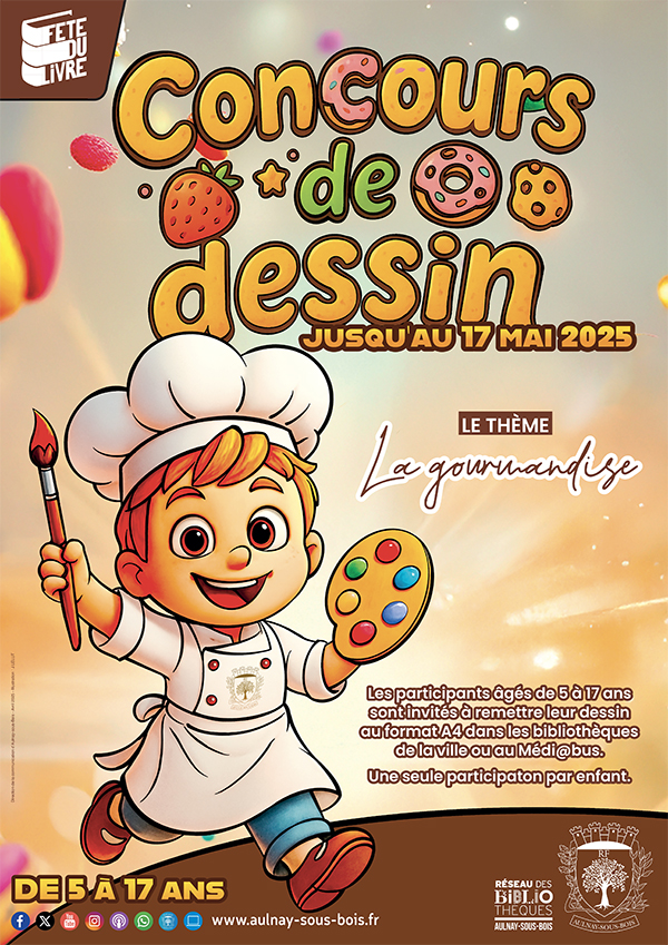 Concours de dessin lors de la fête du livre
