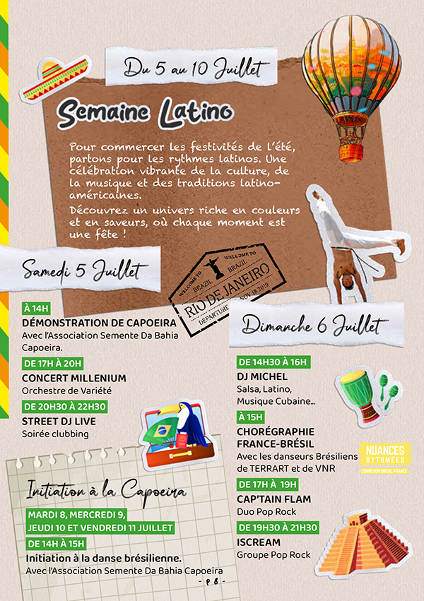 semaine latino ete 2025