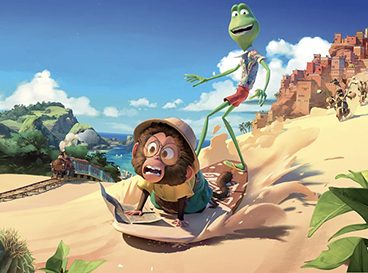 Ciné plein air pour voir le dessin animé Tour du monde en 80 jours