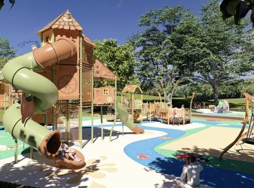 Inauguration aire de jeux
