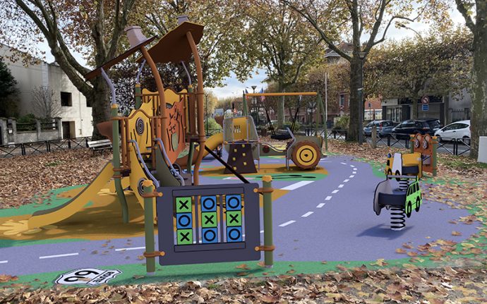 Air de jeux square Jean-Philippe SMET