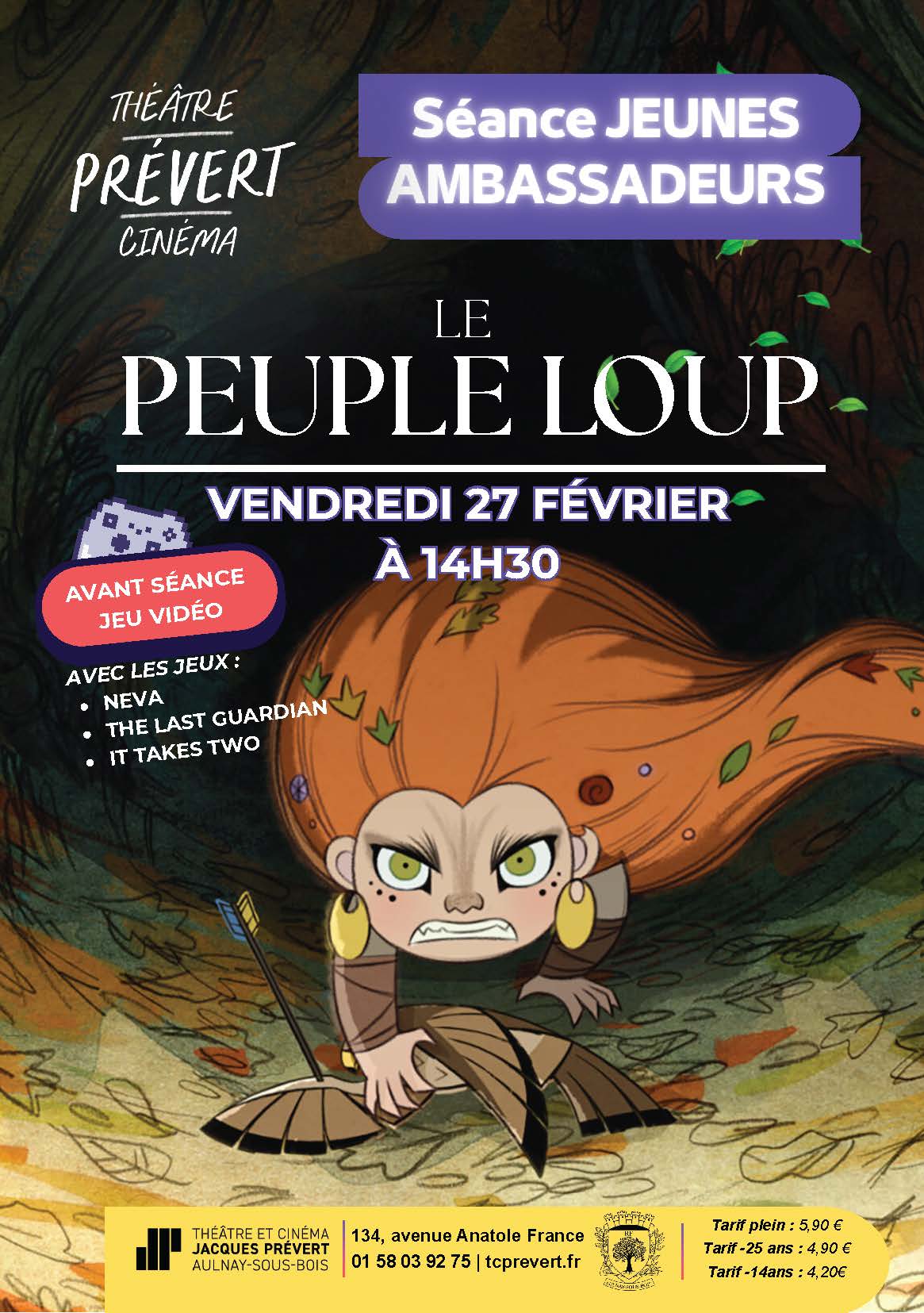 Affiche-Le Peuple Loup - JA FEVRIER avec jeux