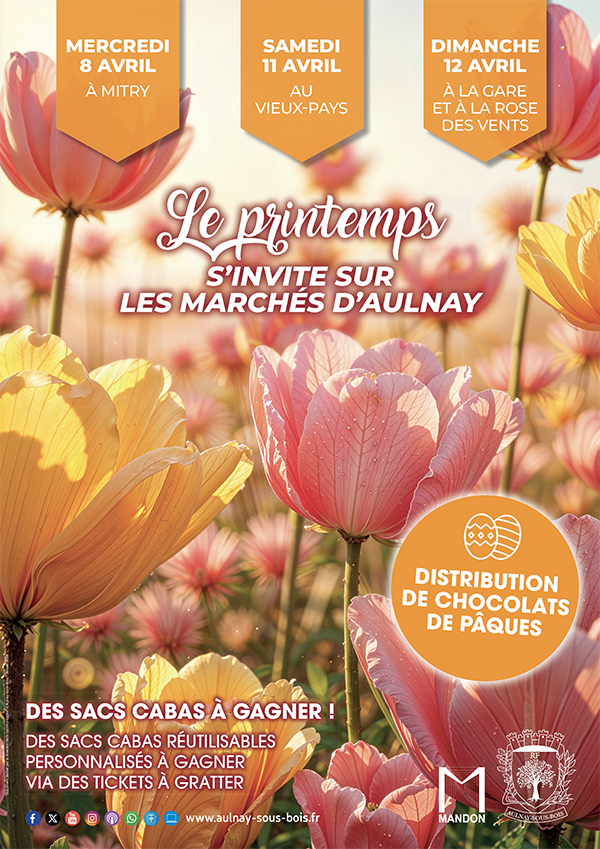 Animation marché printemps