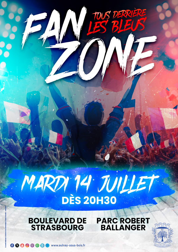 Fan zone 14 juillet 2026